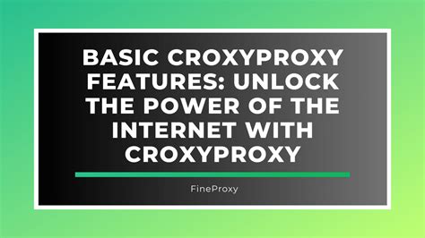 ceoxy|Unlock the Web with CroxyProxy .